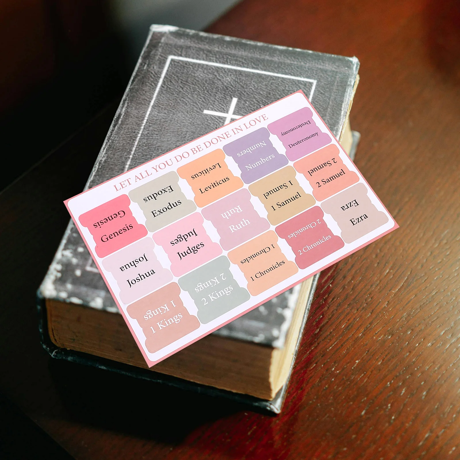 

5 Sheets Index Tabs Dividers Tabs For Bible Page Self Adhesive Book Study Accessories Sturdy Bookmark Notebooks