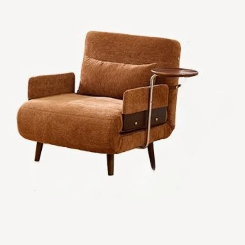 Folding sofa bed, retro style, integrated multi-purpose, multi-functional sofa