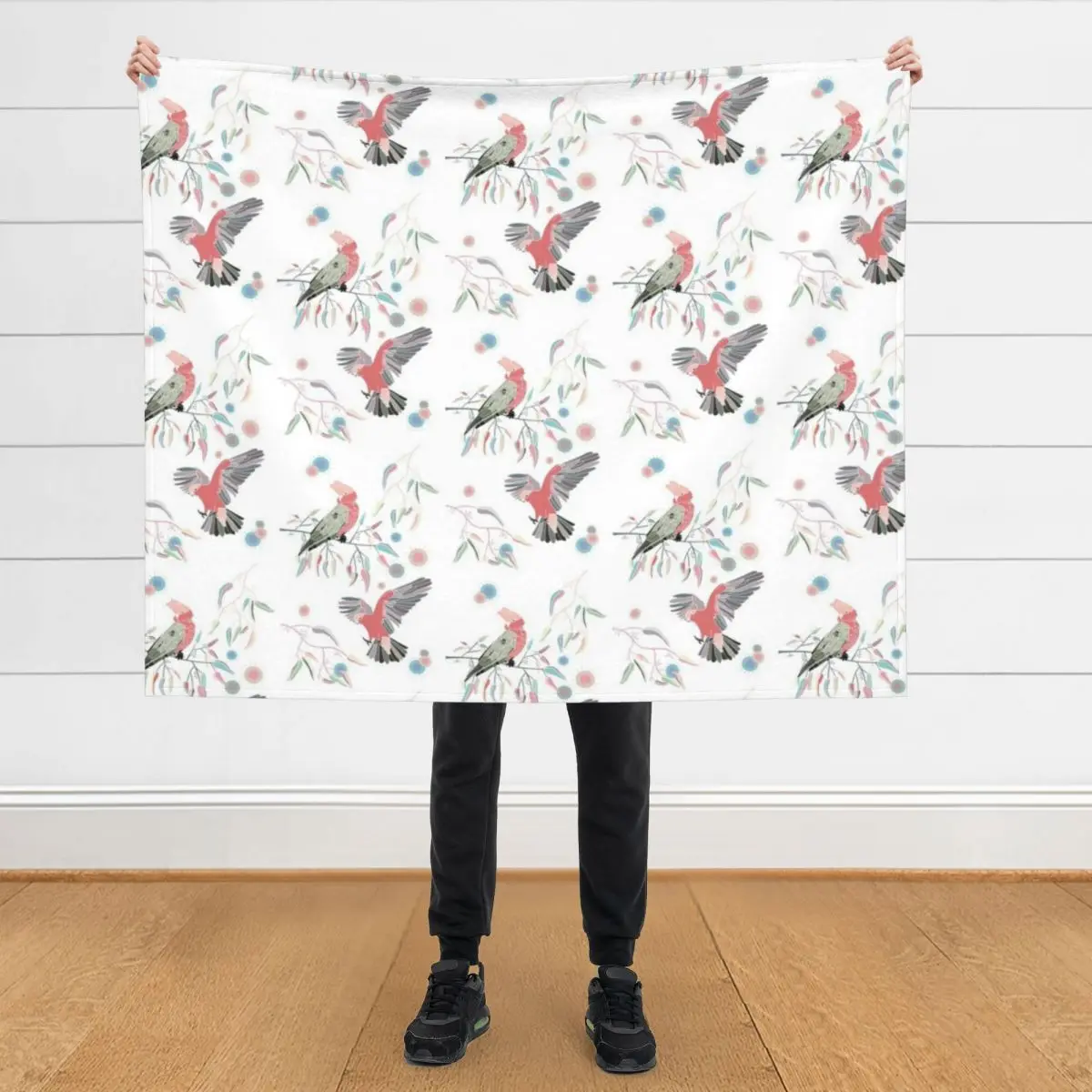 

Australian Galah Cockatoos in Gum Trees Throw Blanket Travel Decorative Throw manga Hair Blankets