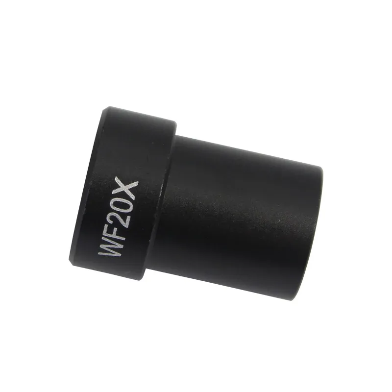 1PCS Biological Microscope WF20X Wide-Angle Eyepiece Lens Optical Glass Metal Construction 20mm Interface Tools