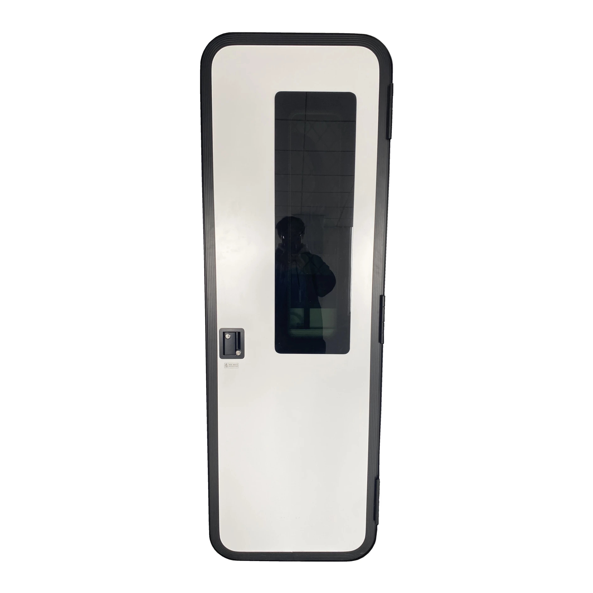 

2025 Rounded Passenger Side & Driver Side RV Caravans Entry Door With Screen Door & Lock | Tempered Glass | Rubber Seals