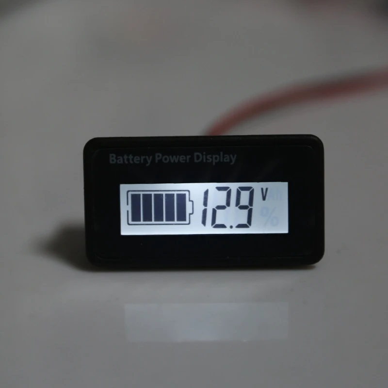 2024 New 12V 24V 48V Digital Battery Capacity Display Universal LCD Car Motorcycle Lead-acid Lithium Battery Monitor Voltmeter