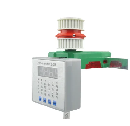 

Large-capacity mobile rechargeable yarn length monitor for circular knitting machines yarn measuring instrument testing tool