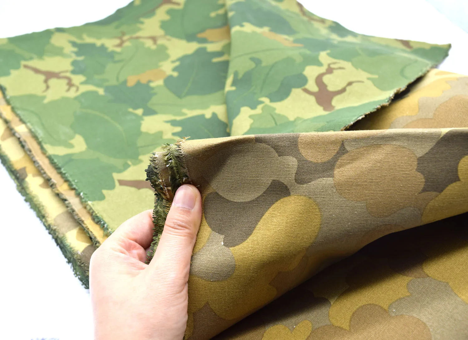 COSPLAY EVERSIBLE  VIETNAM WAR M1 MITCHELL CAMOUFLAGE FABRIC COTTON