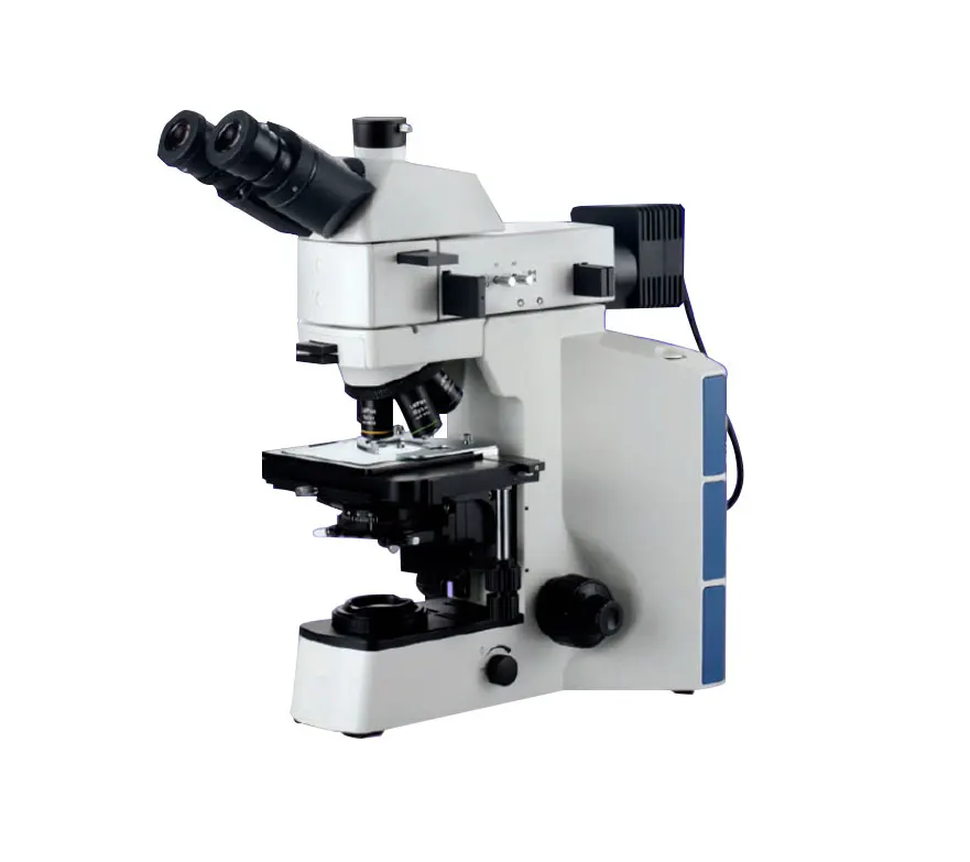 4XC Steel Alloy Trinocular Invert Metallographic Microscope With Scanning Electronic Eyepiece with 1 Year Warranty
