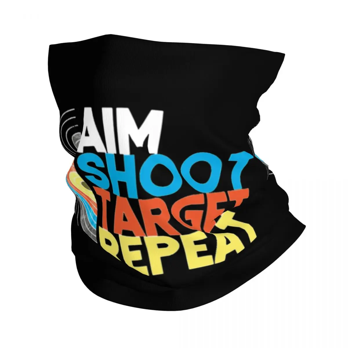 Aim Shoot Target Repeat Archery Sports Archer Bandana Neck Cover Printed Balaclavas Mask Scarf Cycling Hiking for Men Women