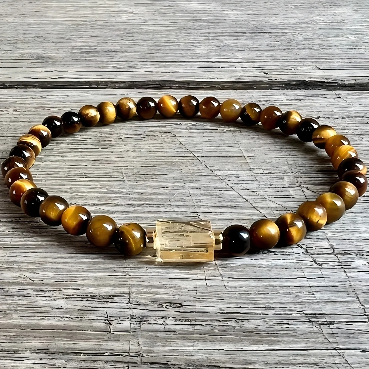 Menopause Tiger's Eye Bracelet | Natural ore calms emotions,restores balance & confidence.Gentle support for your new life stage
