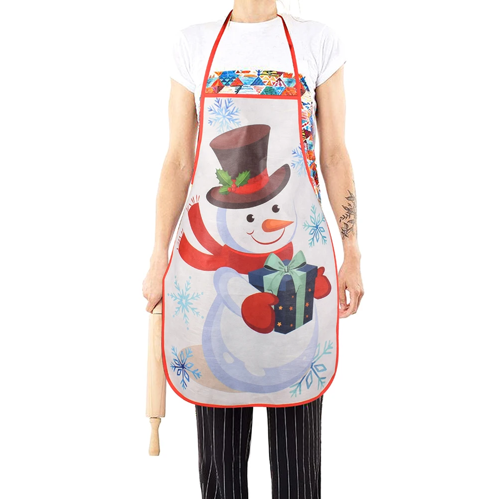 

2 Pcs Christmas Apron Costumes for Adults Aldult Holiday Aprons Man Women Decor
