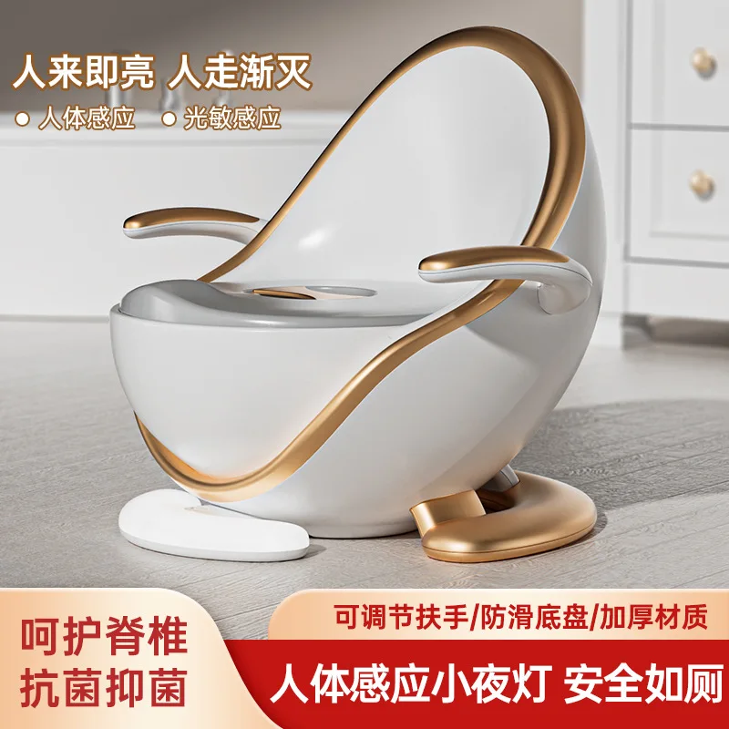 Children's Toilet, Baby Potty, Children's Easy-to-clean Toilet Bowl, Baby Household Toilet for Potty Training