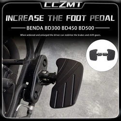 For BENDA BD300 BD450 BD500 BD 300 BD 450 BD 500 Motorcycle Accessories Footrest Billet Wide Foot Pegs Pedals Rest Footpegs