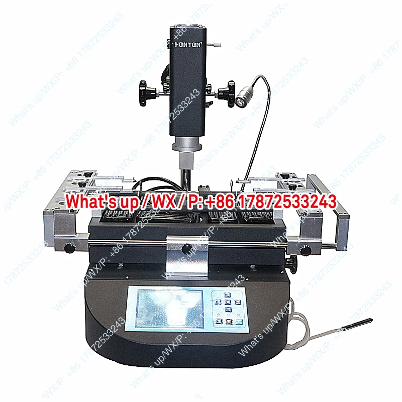 NEW Upgraded HT-R490 Infrared Preheating Hot Air 3 Zones BGA Rework Solder Station 200V 110V Laptop Computer Repair Machine