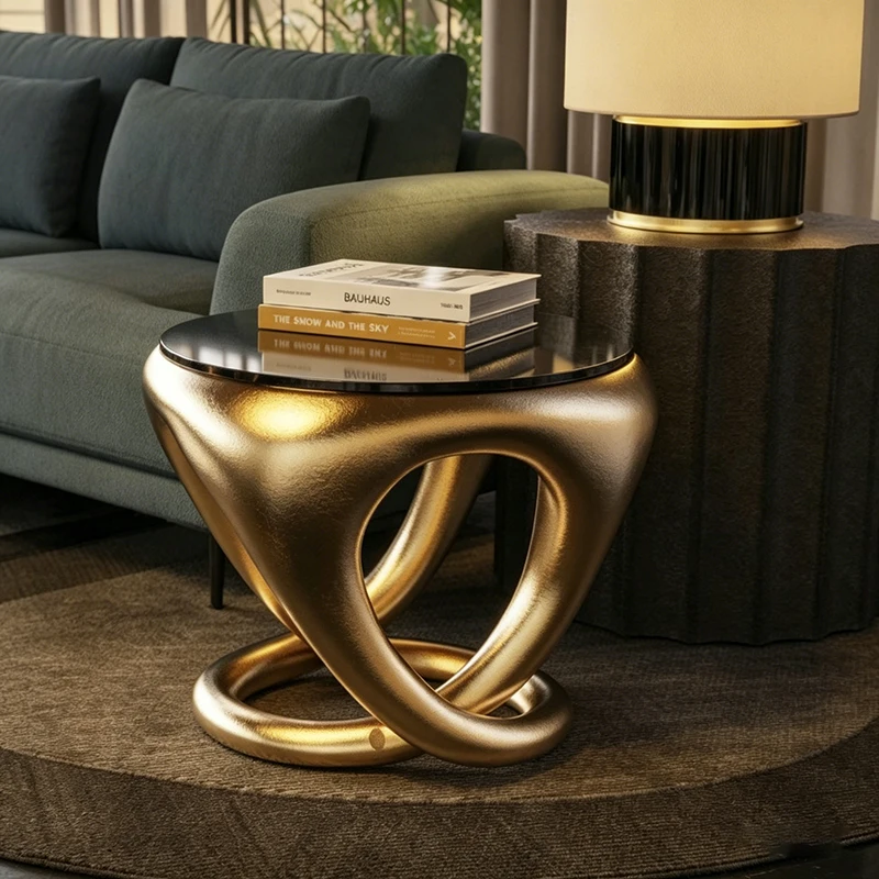 #Metal Side Table with a Unique Design Ideal for Home Offices and Hotel Living Rooms a Top Choice for Coffee Table Furniture