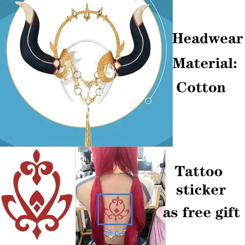 SN66 Nilou Sumeru Hydro Косплей Костюм Полный комплект Парик Головные уборы Татуировки Платье Nilou Наряды для комиксов с аниме КосплейW&C@