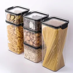 Storage in the Kitchen Storage and Organization Food Container Container for Cereals Home Breadbasket Plastic Organizer Order