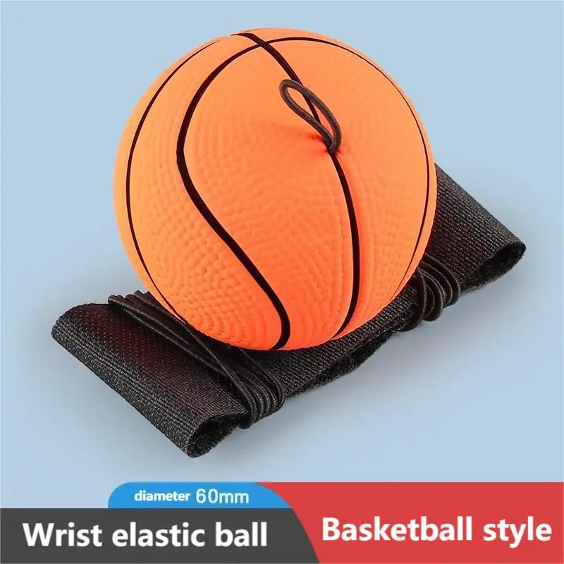 1Pcs Children Sponge Rubber Hand Ball Toy Game Exercises Bouncing Elastic Sport On Nylon String Children Kids Outdoor Toy Ball