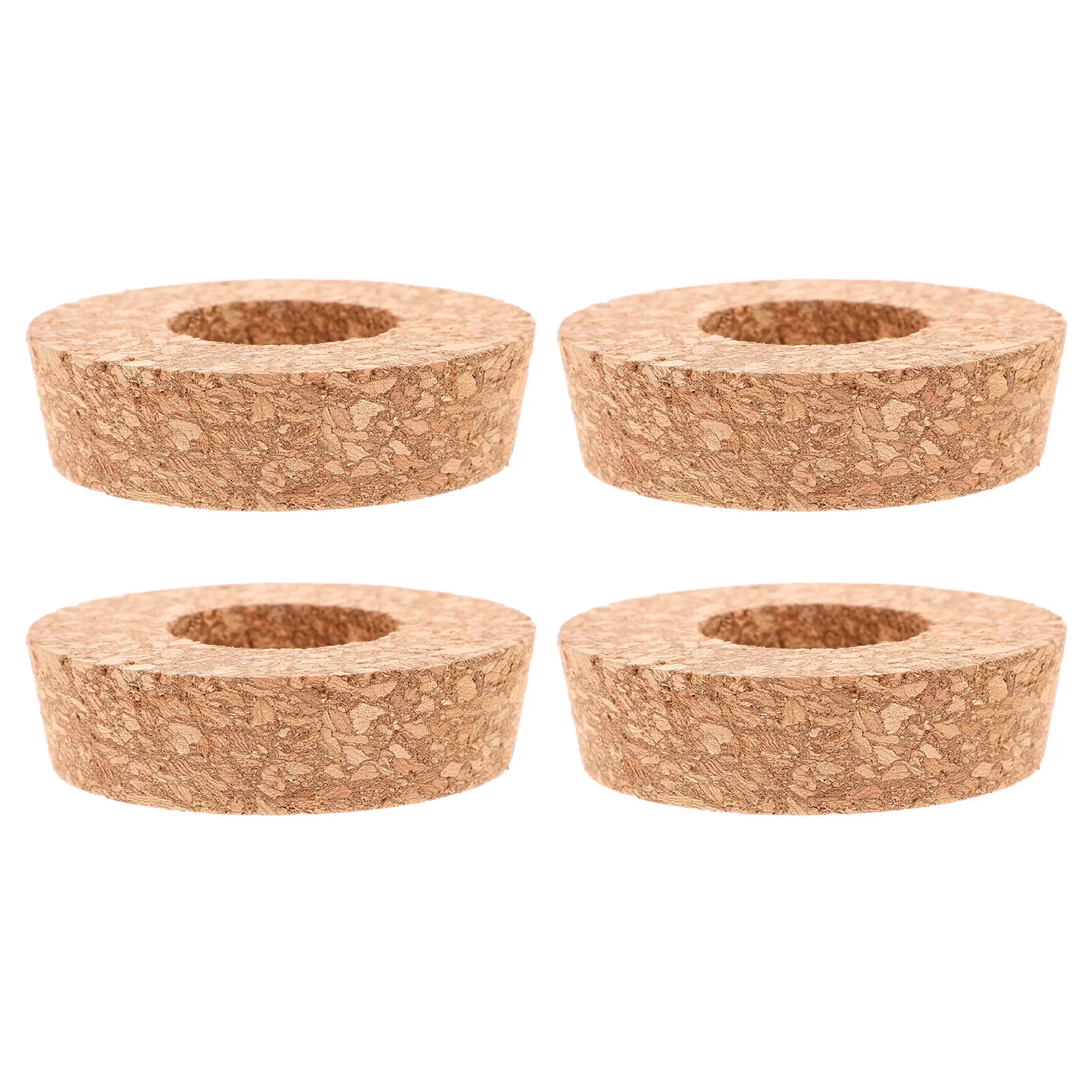 4 Pcs Hydroponic Vase Wood Lid for Planter Cover Flower Pots Hollow Glass Lids Vases