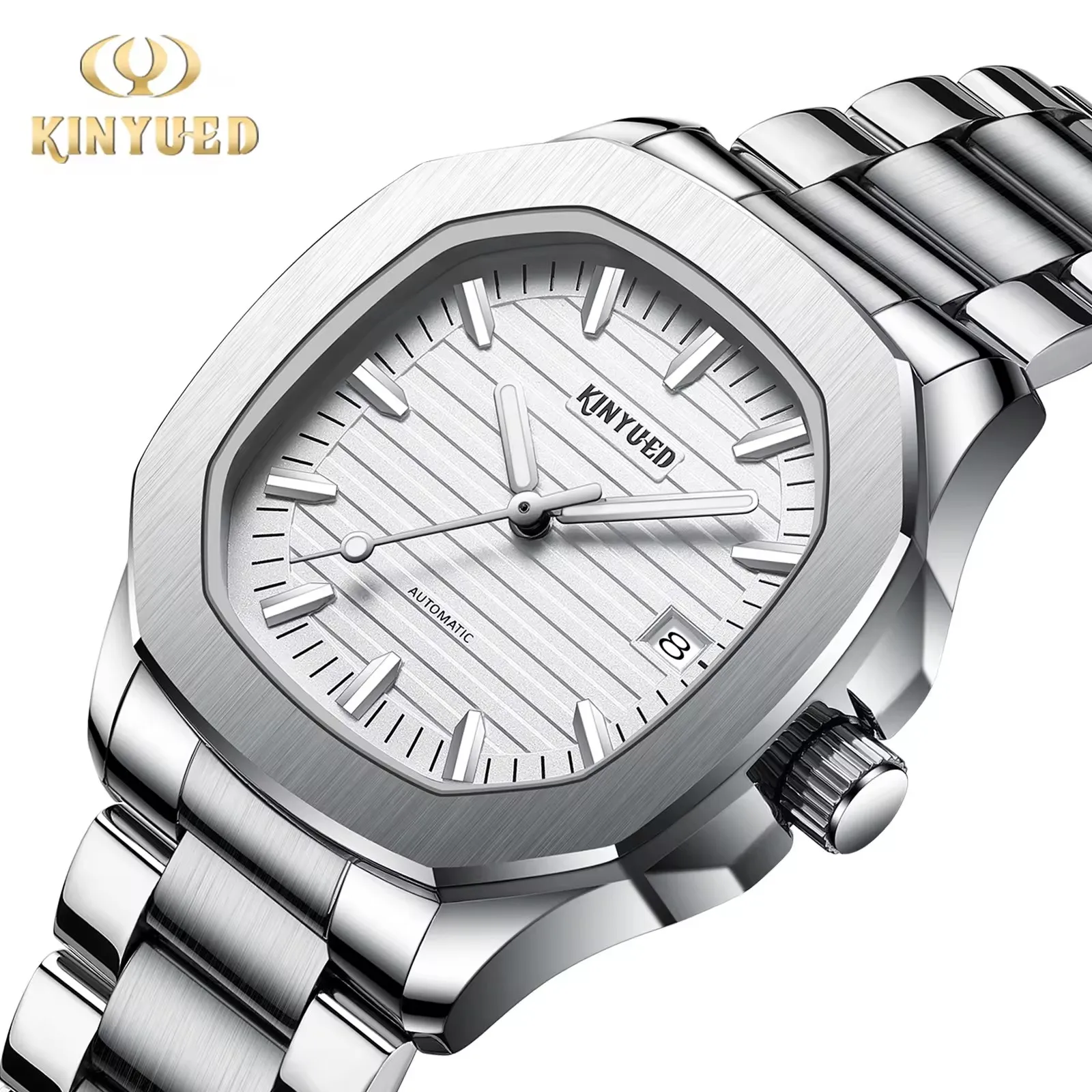 Stainless Free Shipping Automatic Winding Fashion Wrist Mechanical Wristwatch Watches Watch For Men Young Man Machine