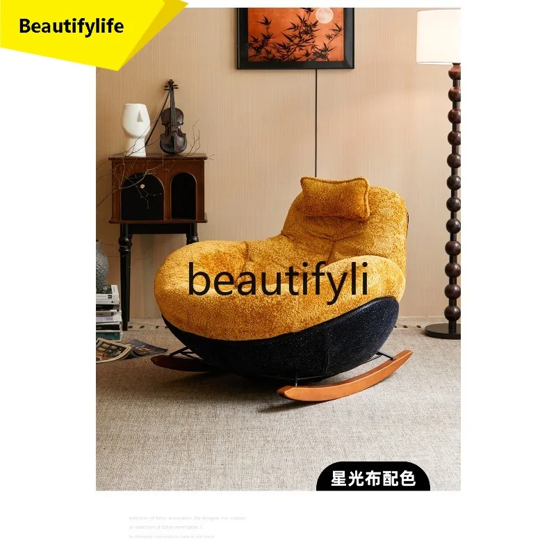 

53 Penguin rocking chair household lazy designer living room leisure single sofa recliner
