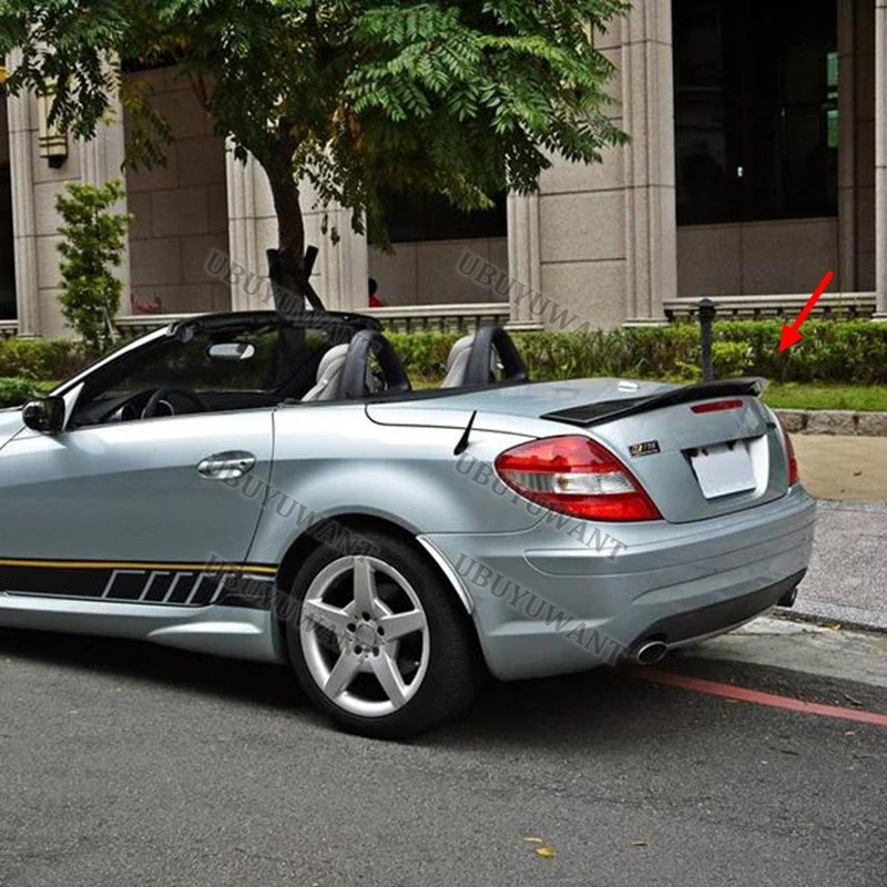 For Benz SLK Class R171 2005-2010 SLK200 SLK280 SLK300 SLK350 Carbon Fiber Rear Trunk Lid Car Spoiler Ducktail Lip Wings