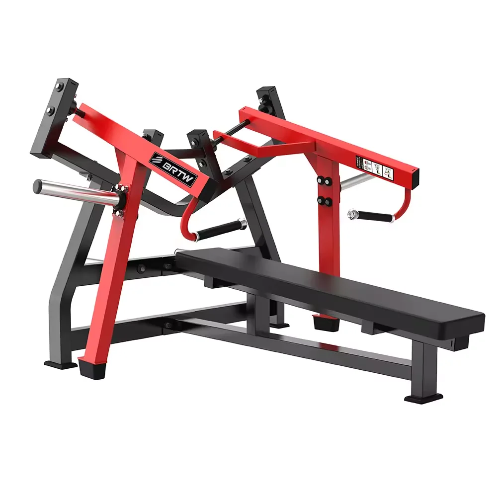 

Horizootal Bench Press Supine Chest Press Machine Strength Exercise Plate Load Exercise Press Gym Bench Trainer