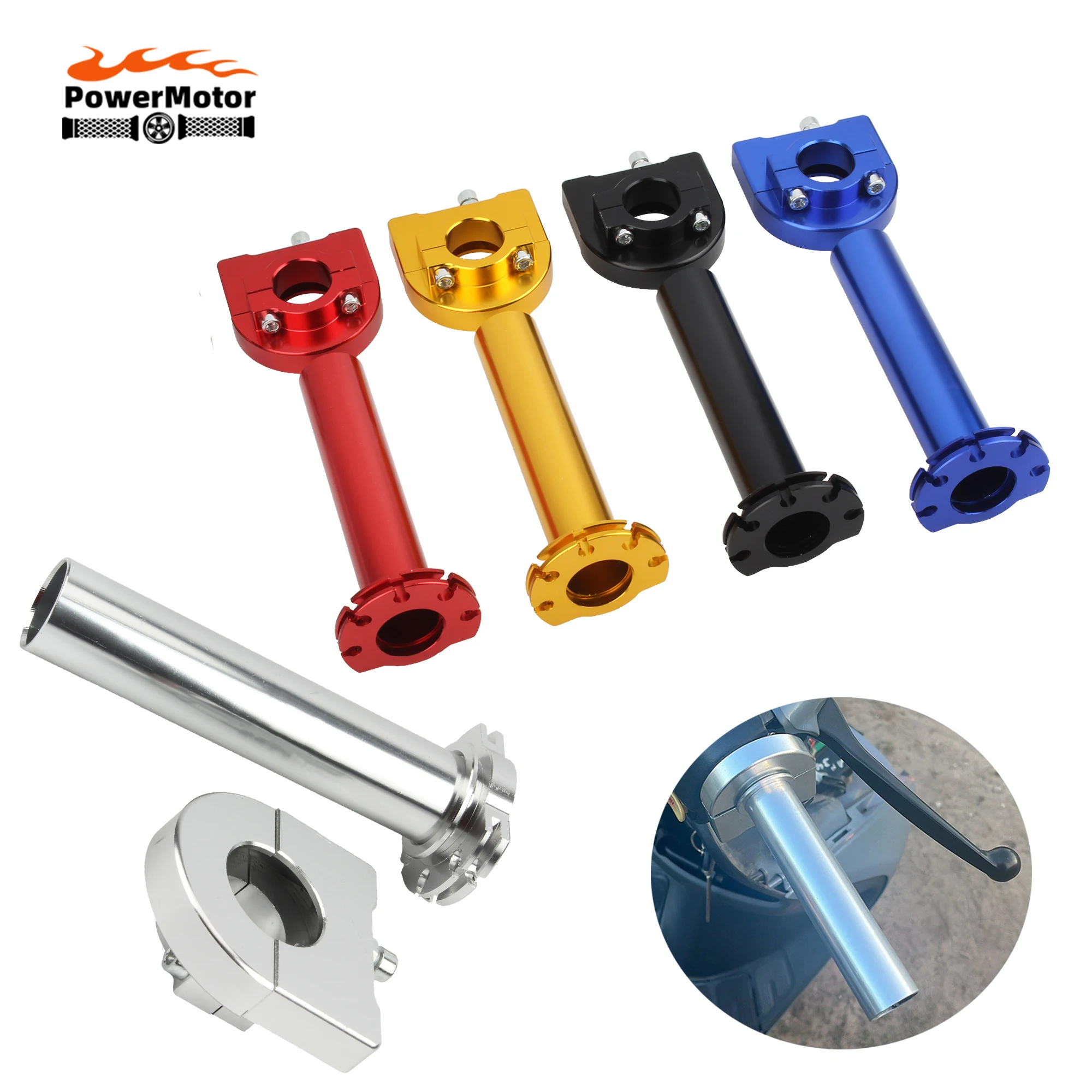 

22mm 7/8'' CNC Motocross Throttle Accelerator Quick Handle Twist Grip Universal Motorcycle Enduro Dirt Bike Parts