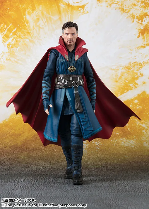 Bandai Original S.H.Figuarts Marvel INFINITY WAR Doctor Strange Action Figures Active Joints Collectible Model