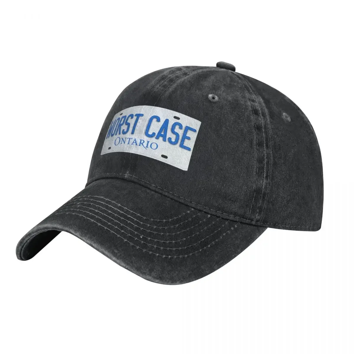 Worst Case Ontario parody license plate Baseball Cap Rugby Anime Mens Tennis Women's