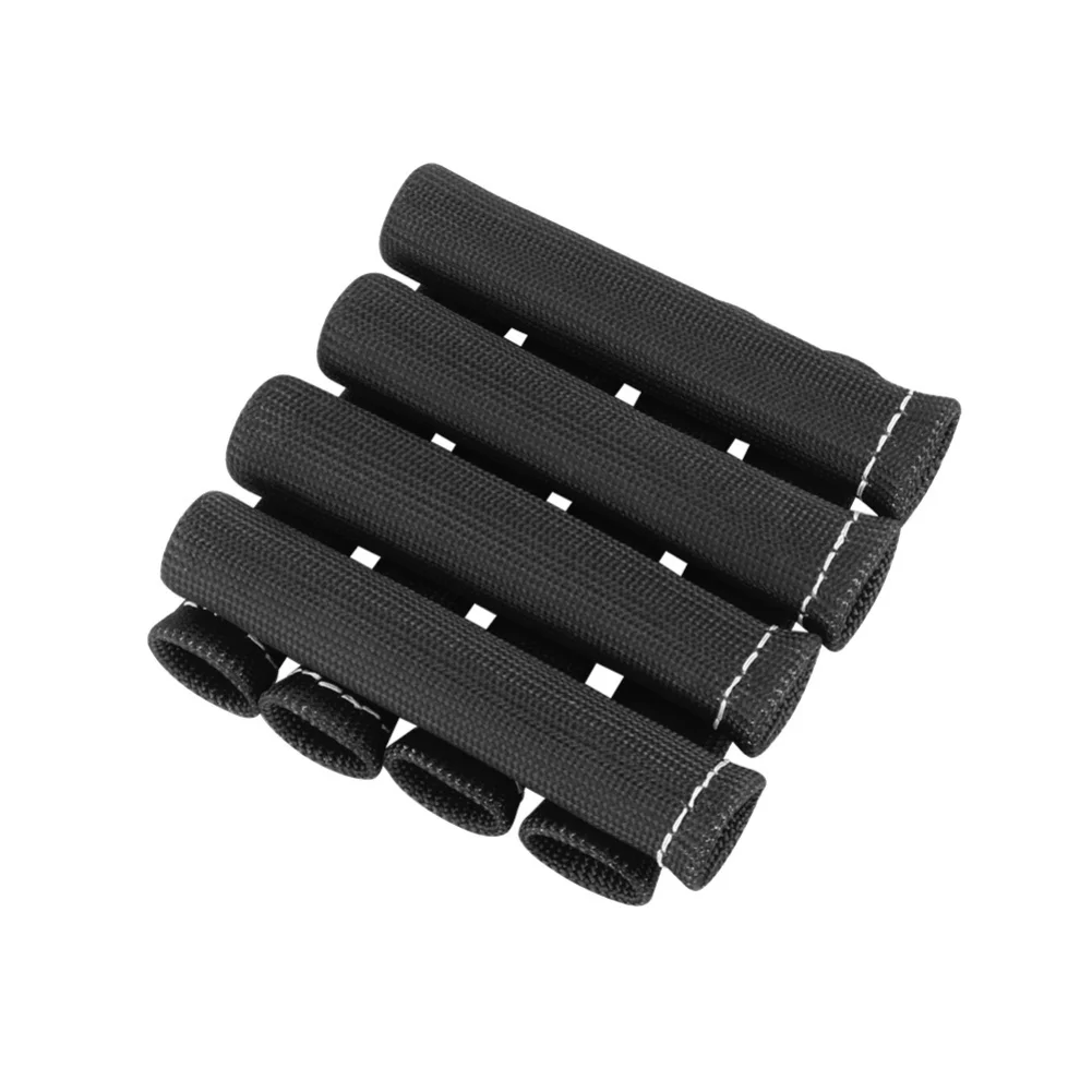 

8 PCS Spark Boot Heat Shield Sleeves 2500 Degree Heat Resistant Wrap for Spark Wire Protectors 6 3 Inch Length