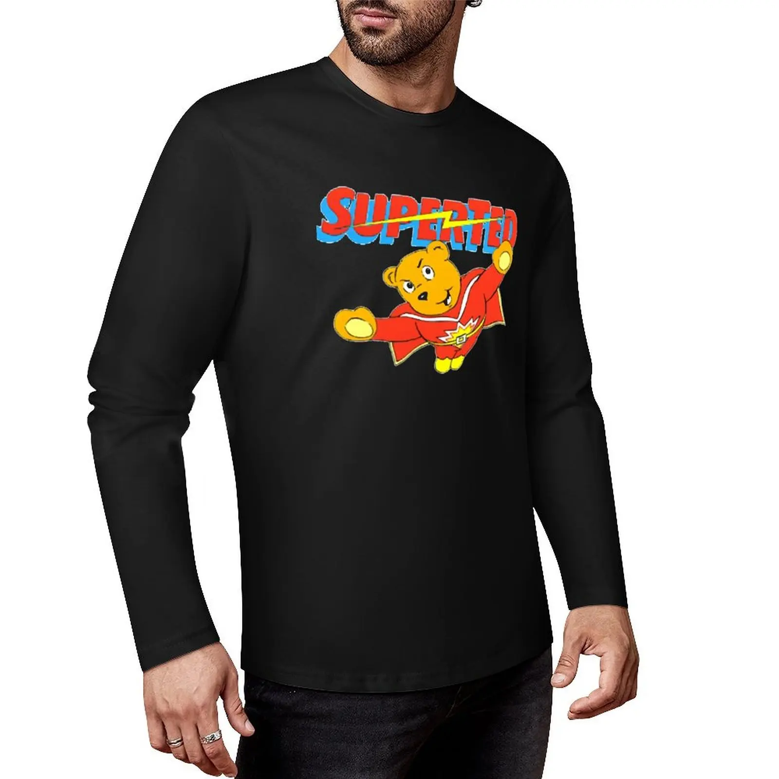 Super Ted Long T-Shirt oversized t shirt quick-drying t-shirt tshirts for men