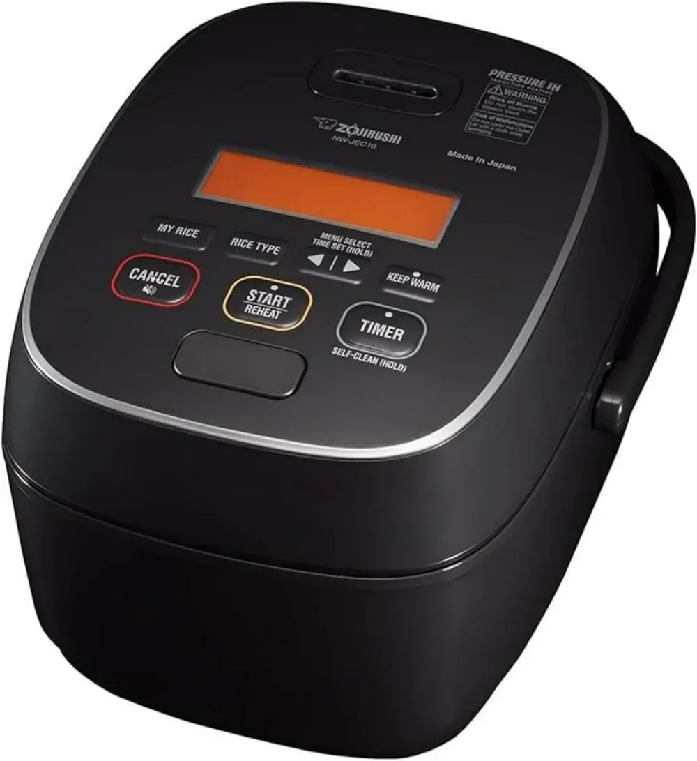 NEW NW-JEC10BA Pressure Induction Heating (IH) Rice Cooker & Warmer, 5.5-Cup, Made in Japan