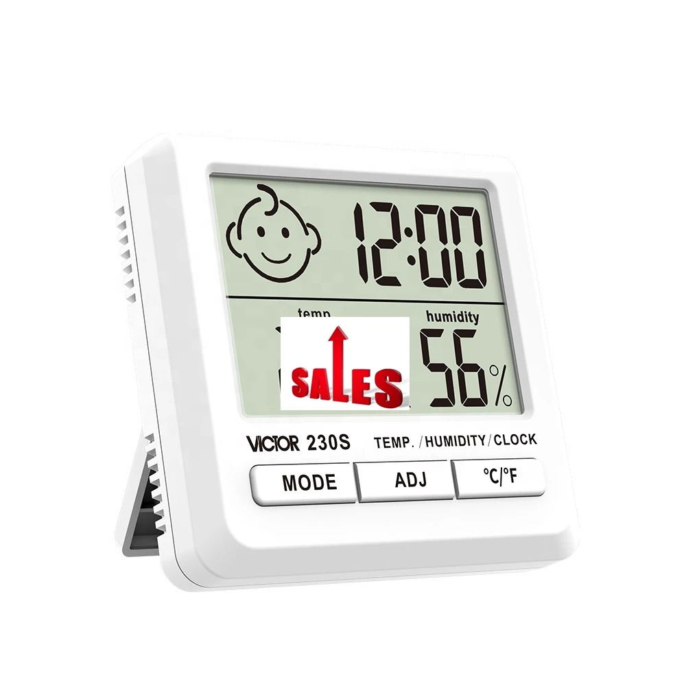 

VICTOR 230S HOUSEHOLD TEMPERATURE Large screen display high-precision sensing Digital Hygrometer Humidity Meter