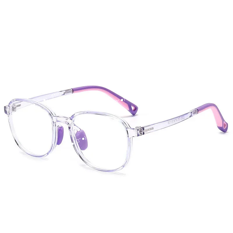 

anti blue light children's glasses flat light new model without limit large frame soft frame tr90 glasses cross mirror 2290