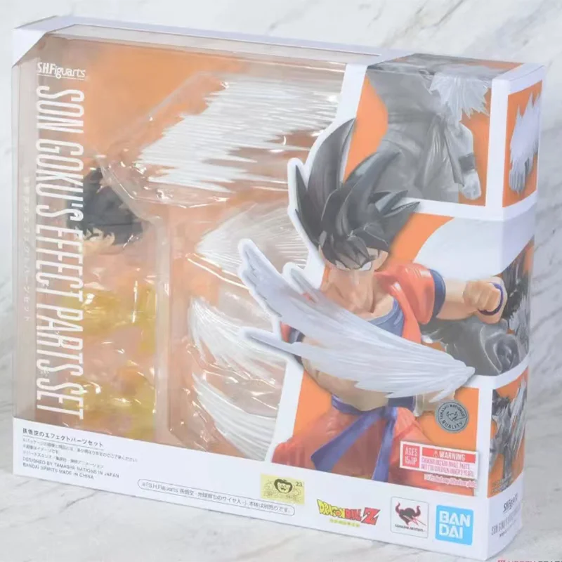 

In Stock Bandai S.H.Figuarts Shf Son Goku's Effect Parts Set Dragon Ball Z Action Figure Collectible Toy Gift