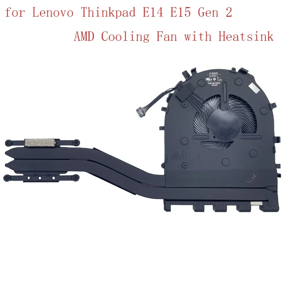 Replacement Fan for Lenovo Thinkpad E14 E15 Gen 2 AMD Cooling Fan with Heatsink FRU 5H40S72941