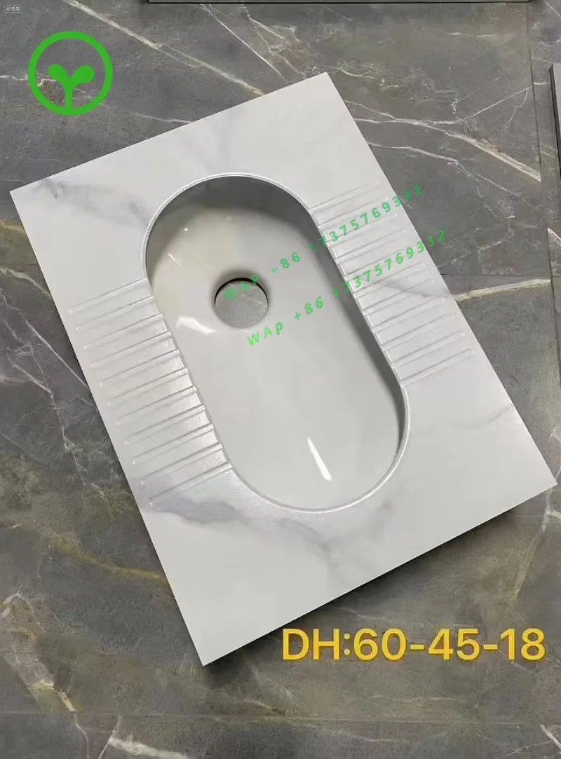 

【specialized】High Quality Modern Design Bathroom Sanitary Ware Sintered Stone Marble Squatting Toilet Bowl WC Pan Toilets