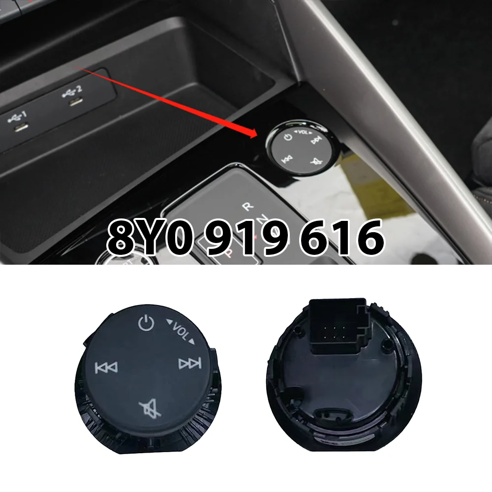 

Original brand new 8Y0919616 8Y0 919 616 For Audi A3 S3 2021 A3 8Y Volume adjustment mechanical knob