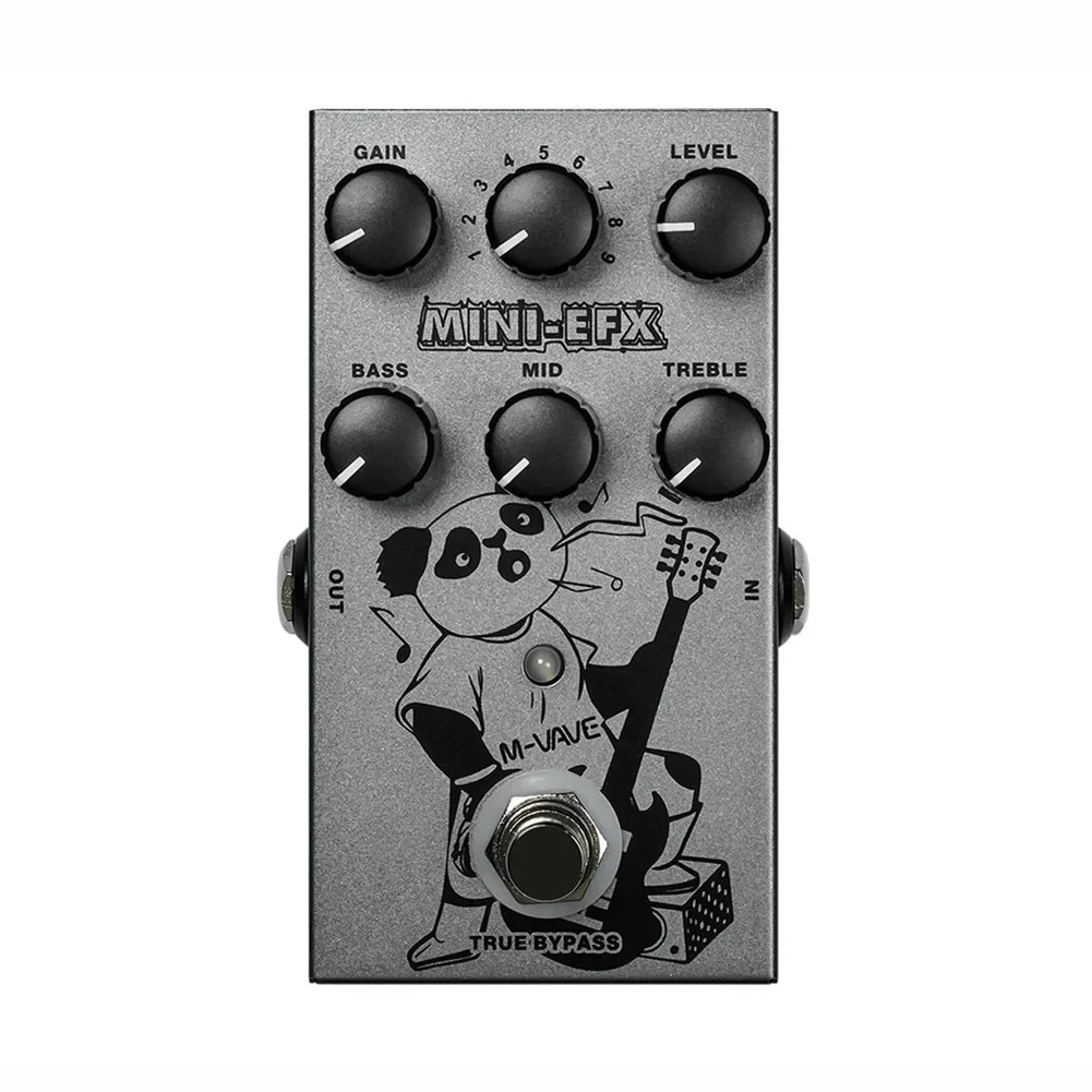 

Metal Overload Distortion Effector by For MVAVE Customizable Tones and 3 Band EQ for Personalized Music Experience