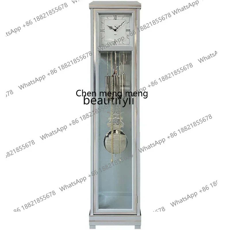 ss7486 Living room floor clock, modern home simple table clock, Italian light luxury grand pendulum clock