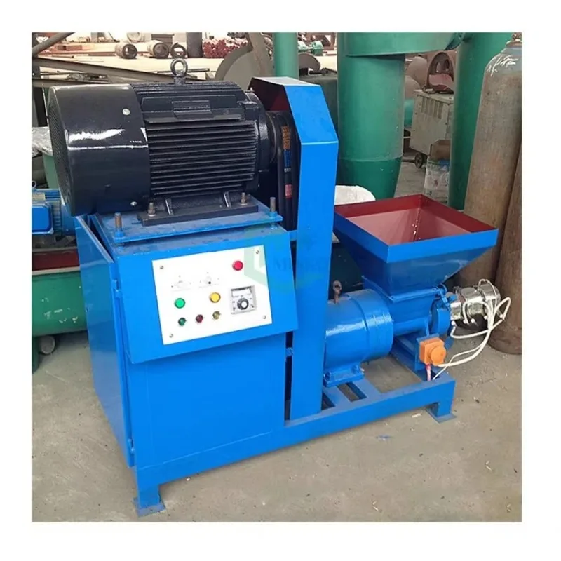 Wood Sawdust Rice Husk Charcoal Rod Stick Making Machine  Wood Coal Stick bar Briquette Compressor Machine