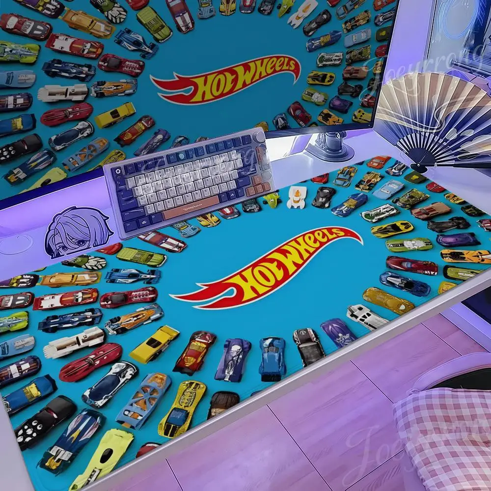 

Коврик для мыши Hot Wheels-Themed 1000x500, популярный аниме Taro Sakamoto Days XXL, большие игровые нескользящие офисные коврики для клавиатуры, настольный коврик