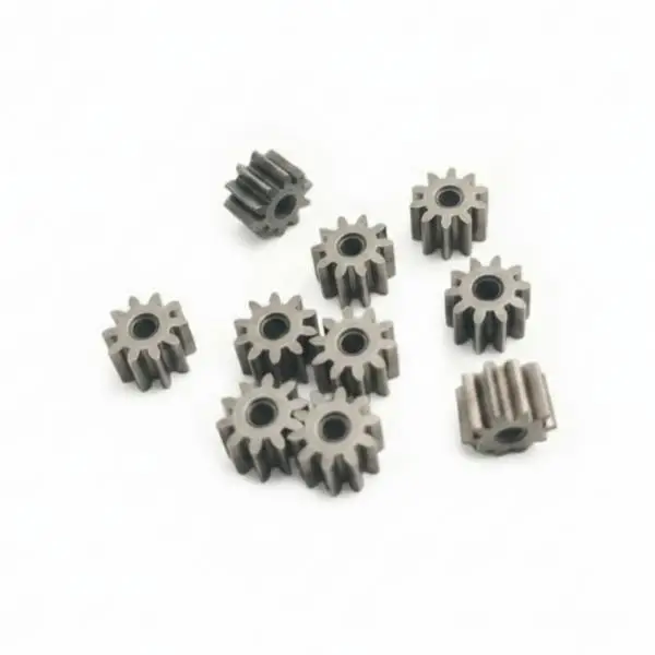 Vehicle Gear Component Metal Gear Kit 10 Piece Cylindrical Toothed Gear for Tight Space Mechanisms
