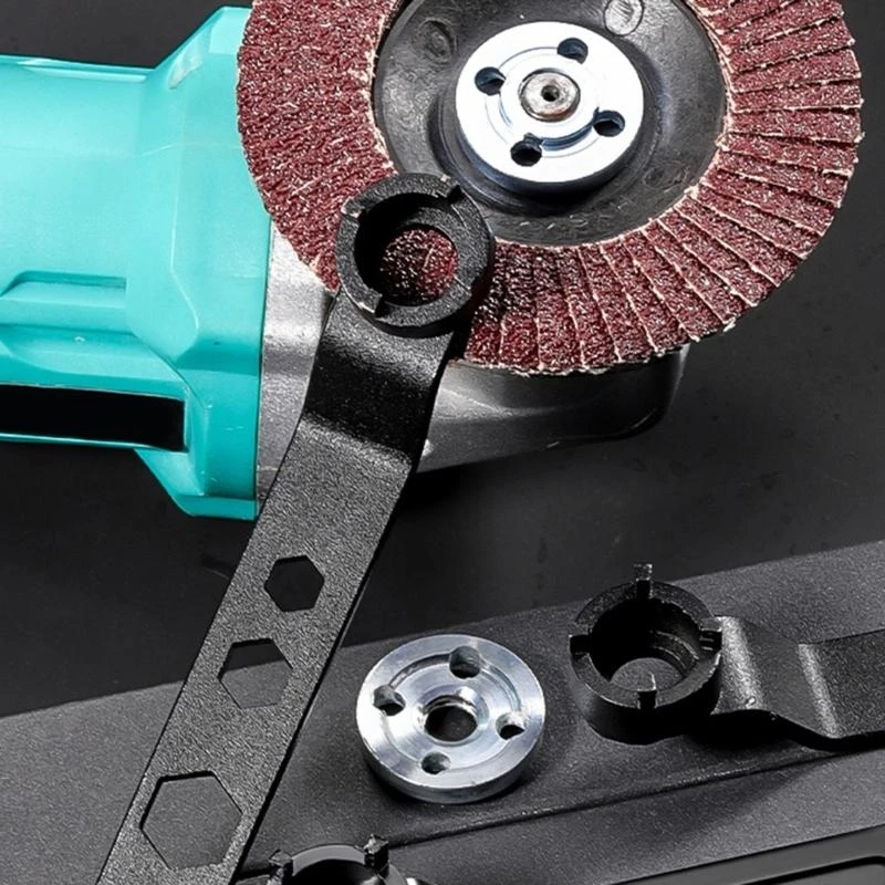 652F Multifunction Four Claws Grinder Wrench 6 In 1 100 Type Adjustable Spanner for Angle Grinder Metalworking
