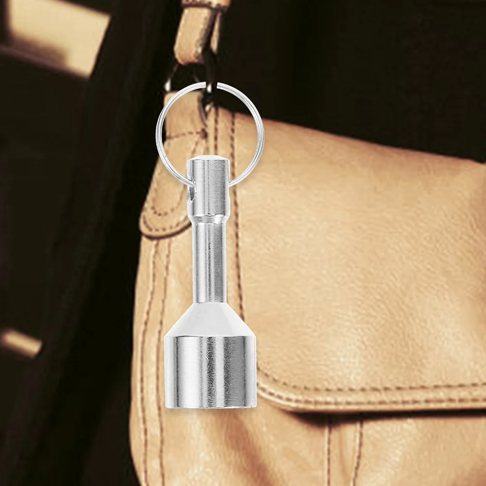 

2 Pcs Magnetic Pendant Keychain Weighs 15KG for Gold Silver Tester Jewelry Pocket Key Magnet Lightweight Portable