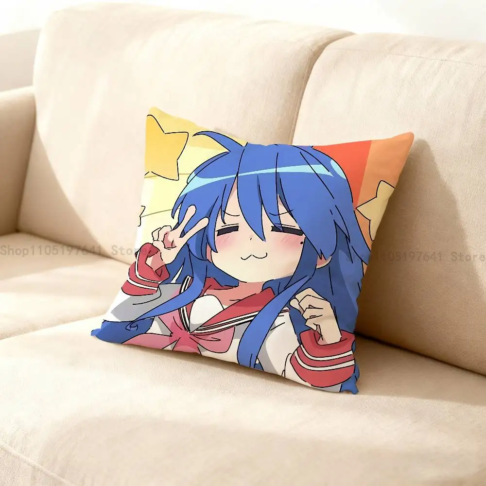 

K-Konata Izumi L-Lucky S-Star Pillow Case Cushion Cover Home Decor Birthday Gift Pillowcover