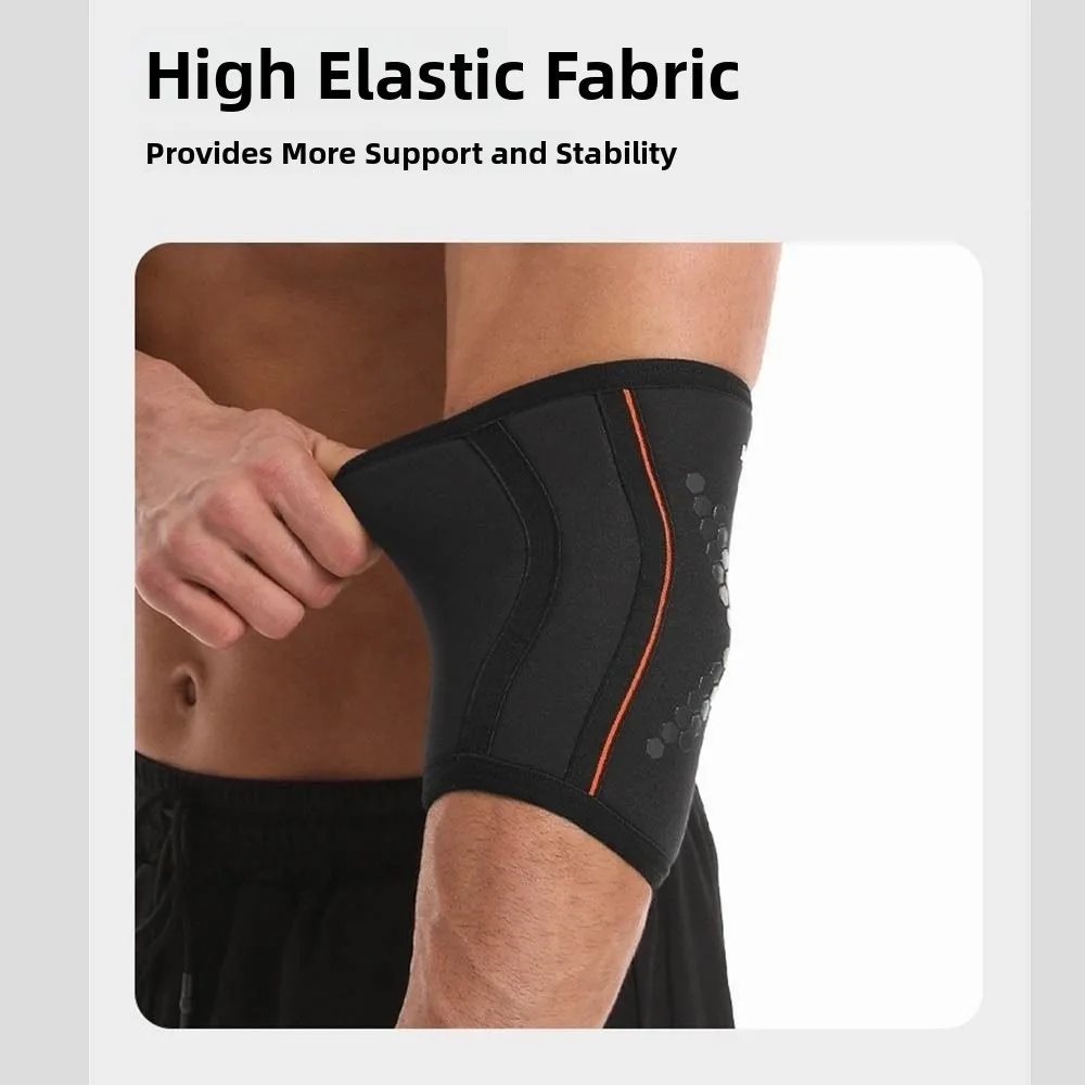 Anti-collision Elbow Compression Sleeve Breathable Elastic Elbow Brace Elbow Support Thickened Elbow Pad Support Men Women