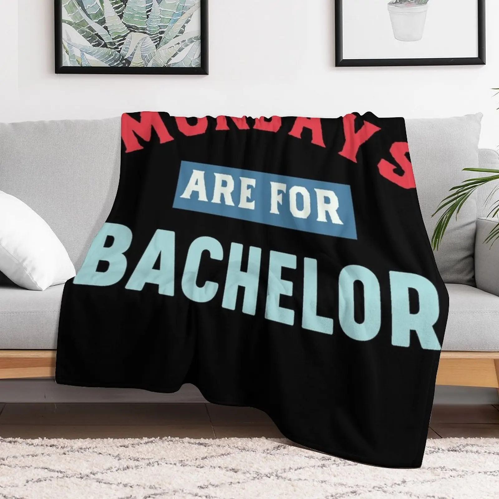 Mondays are for bachelor Throw Blanket manga Luxury St Baby bed plaid Blankets