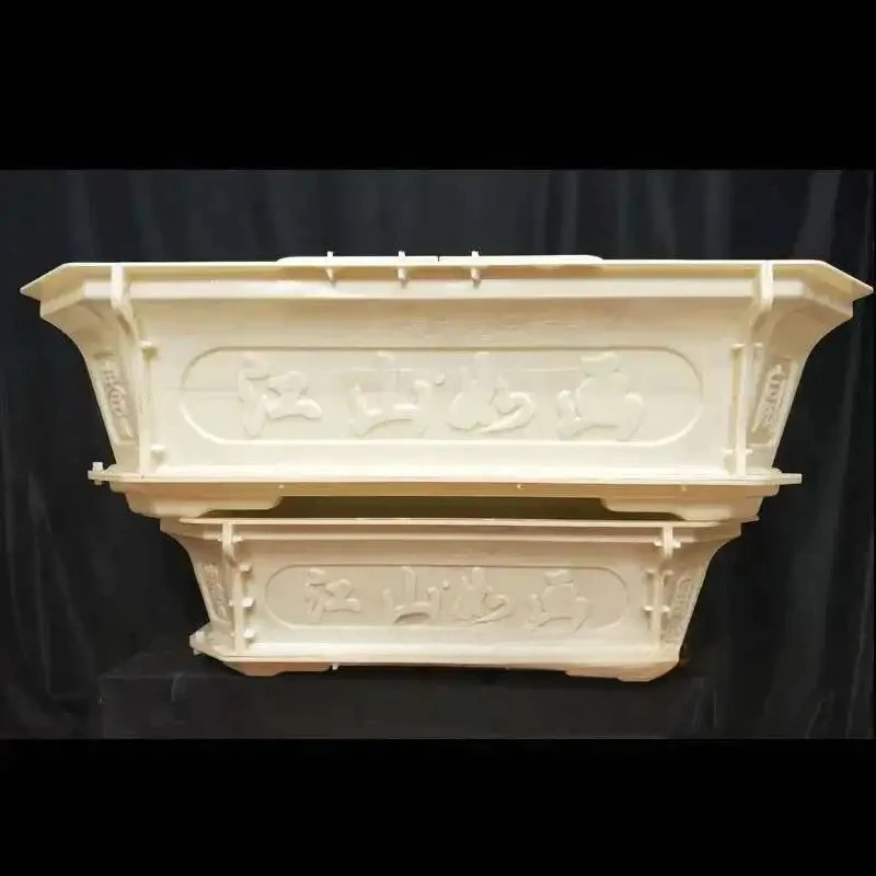 Bonsai DIY New Chinese Gardening Flower Pot Mould T ABS Plastic Concrete Vase Mold Garden Decoration Durable Outdoors