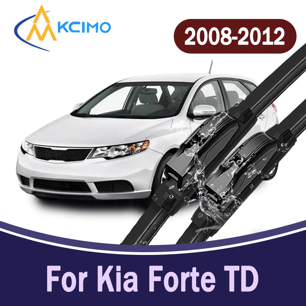 

High Performance All-Weather Front Windscreen Wiper Blades For Kia Forte TD 2008-2012 Car Windshield Replacement Parts 2Pc