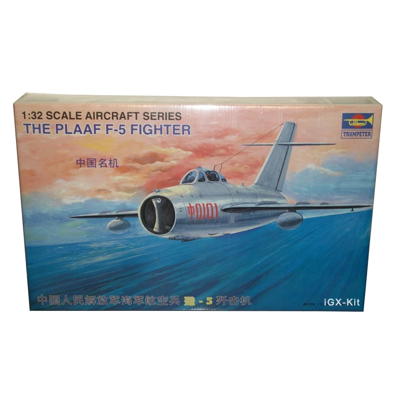 Trumpeter 02205 1/32 PLAAF  Shenyang F5 Mig17 Fighter Plane Aircraft Military Assembly Plastic Toy Handcraft Model Building Kit