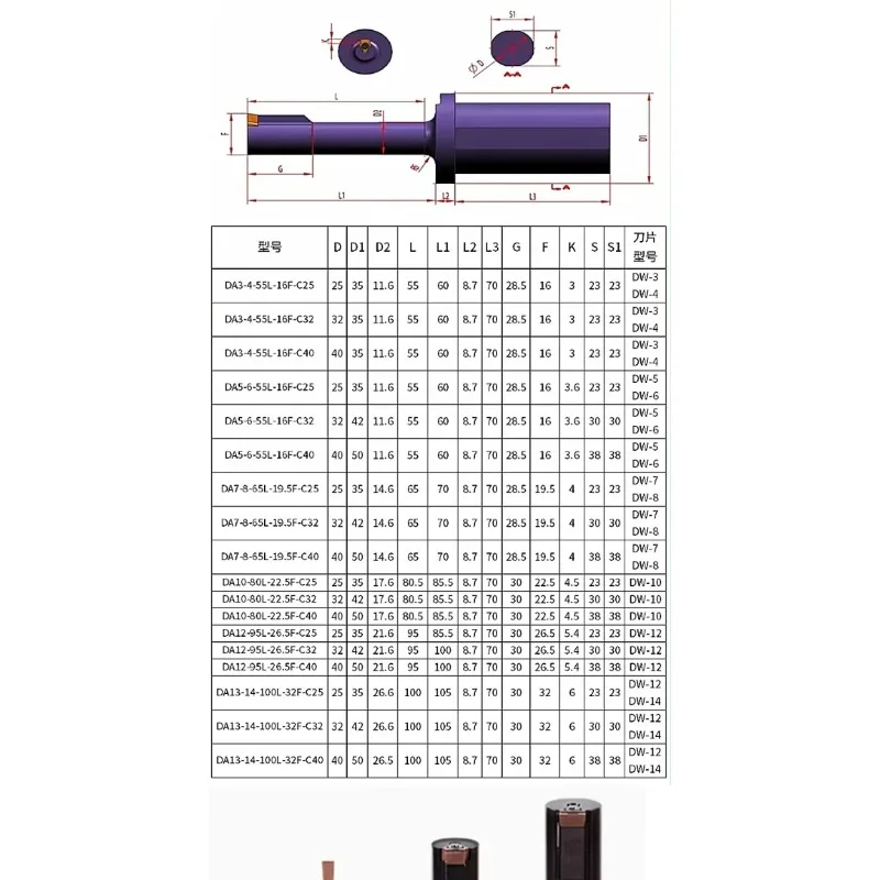 CNC Machining Center Slotting Tool Holder Keyway Gear Shaper Positioning Groove Broach Tool Inserts